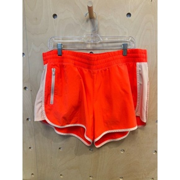 GAP Pants - Gapfit Orange High Rise Elastic Waist Lined Pocket Athletic Shorts Size XL